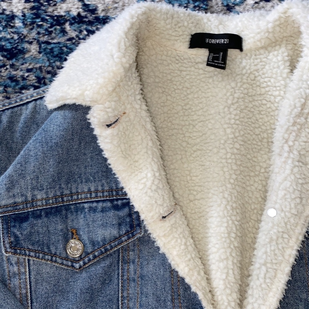 Forever 21 jean jacket - Picture 2 of 3